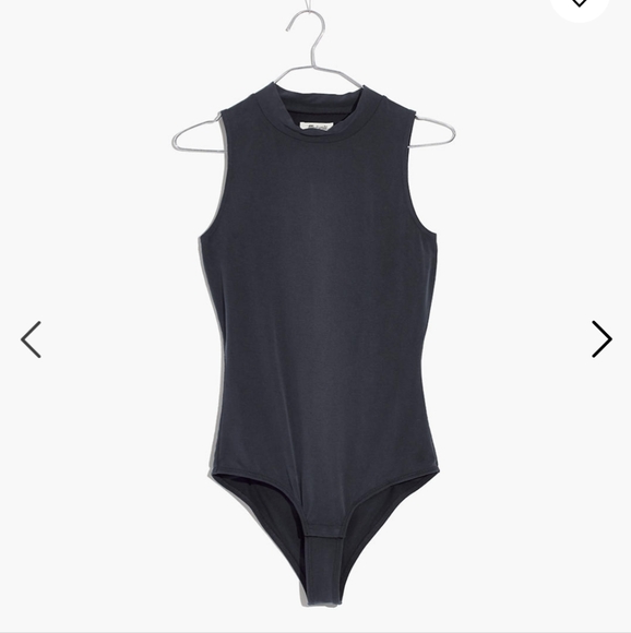 Madewell Mockneck Tank Bodysuit - Picture 3 of 6